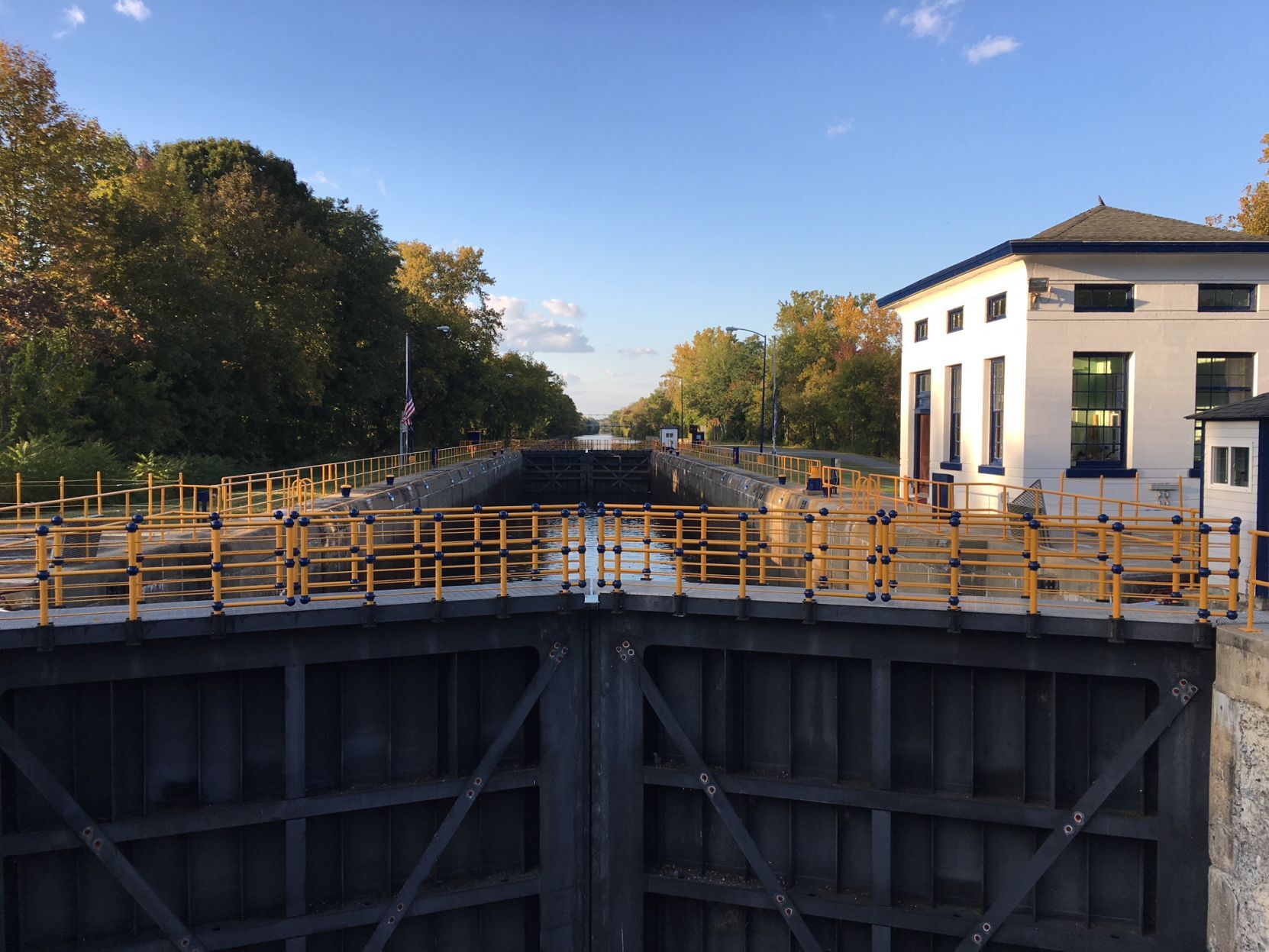 Following the canal